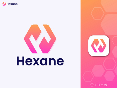 Hexane | H Letter | Modern Abstract Logo Mark brand branding company company logo creative gradient logo graphicdesigner h letter h logo hexagon letter h logo letter logo logo logo design logos modern logo