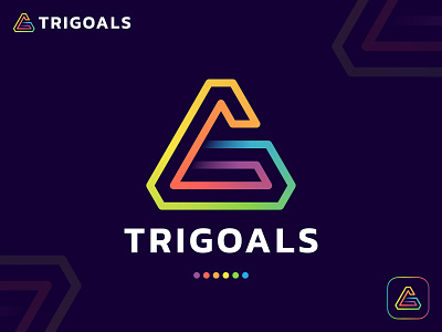 Trigoals Logo Design | G Letter Logo