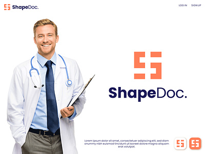 ShapeDoc | Medical Logo Design brand identity branding clinic logo doctor logo graphic design health logo healthcare healthcare logo hospital hospital logo logo logo design logodesign logos medical medical care medical logo medicine logo nursing home pharmacy logo