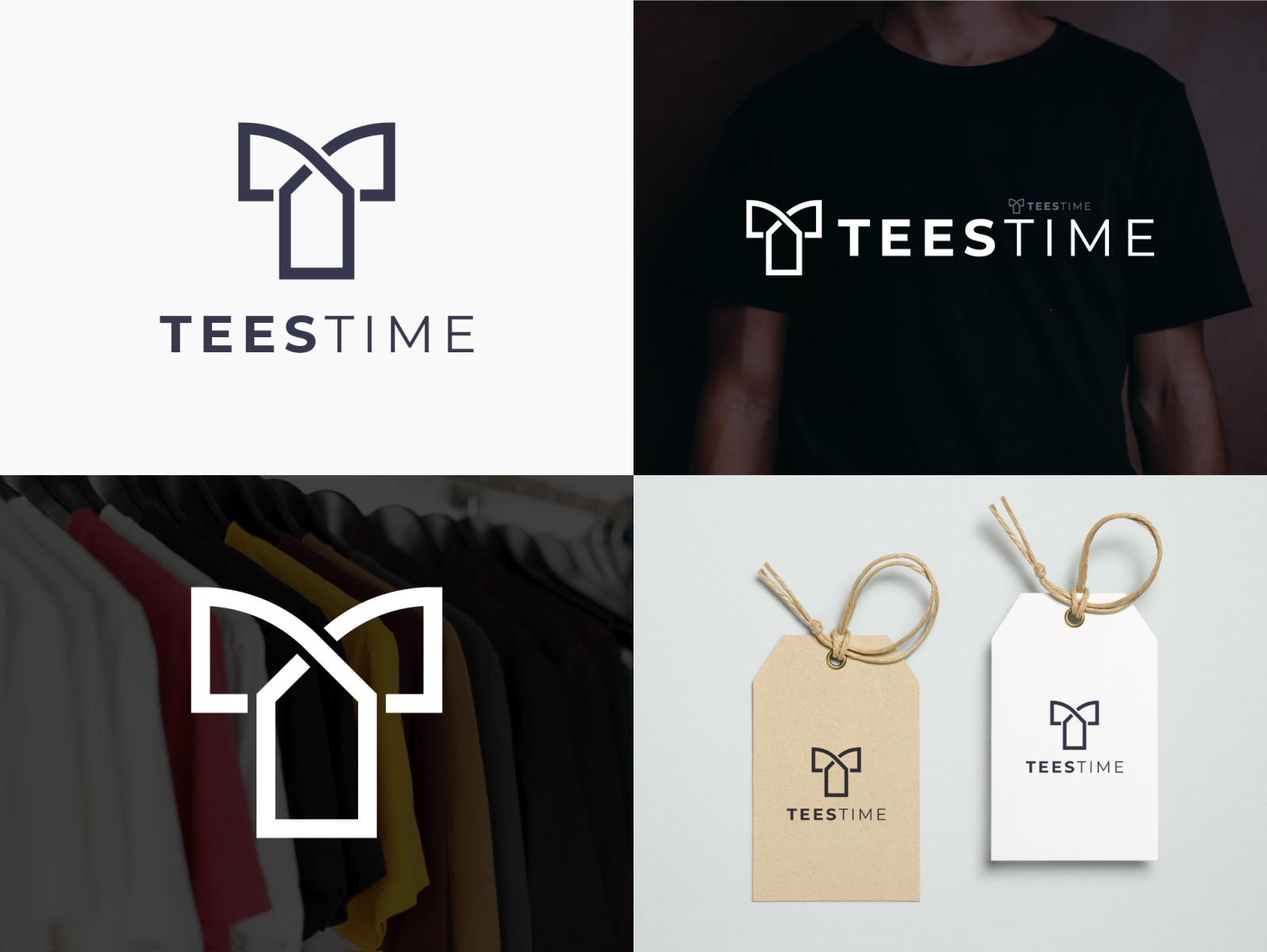 Tees Time Logo Clothing Brand Logo by Helal Logo Designer on Dribbble