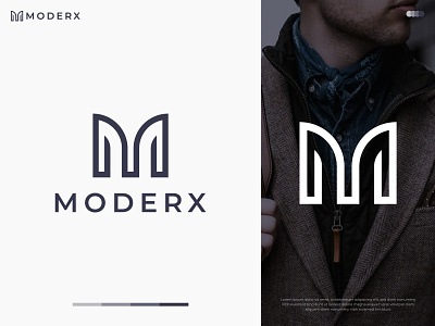 Letter M Monogram Logo / Minimalist Logo by Helal