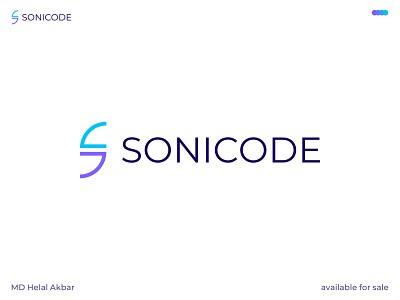 Sonicode Logo Design (Letter S + Code Symbol) arrow blockchain logo brand identity branding code logo coding logo developer logo development fullstack letter s logo logo design logo designer logos modern logo programming logo s logo software logo tech logo technology logo