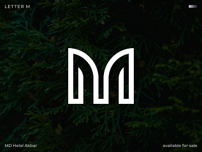 Letter M Monogram Logo / Minimalist M Logo
