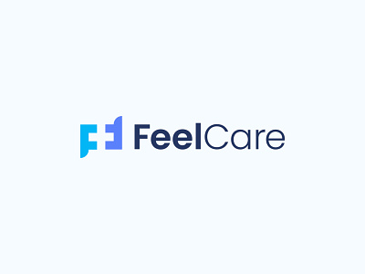 Feel Care Logo, Healthcare Logo Design, Branding