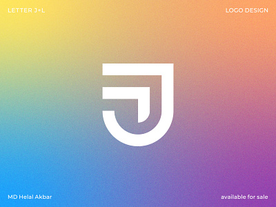 Letter JL Logo, Logo Design, Letter Logo