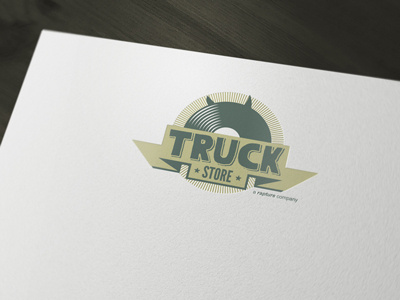 Truck Music Store Concept 2 - Record Implementation logo record store music store music