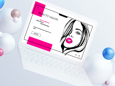 Beauty salon 👡💄👝👒👩 3d branding design graphic design illustration logo typography ui ux vector