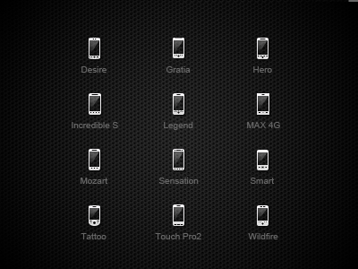 HTC Smartphones 24x24 px htc icons pictogram smartphone