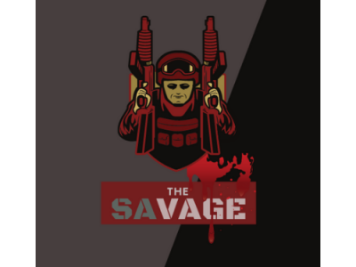 savage illustration logo logo design logodesign