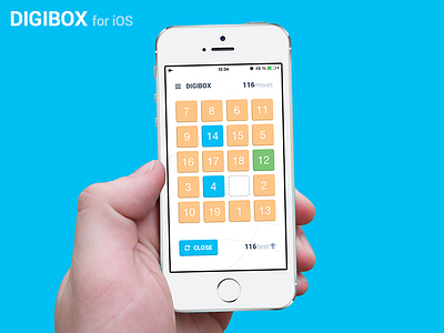 DIGIBOX iOS Game app design game ios iphone ui