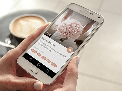 Florist App: Product View android app design details ecommerce material material design mobile product shop ui