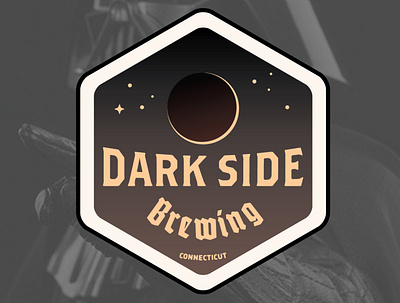 Dark Vader beer branding design graphic design illustration typography vector