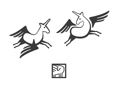 Unicorns dance dance icon unicorn vector