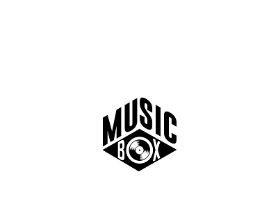 Music BOX logo music vector