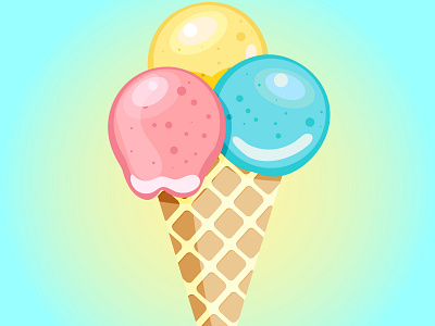 Icecream icecream illustration vector