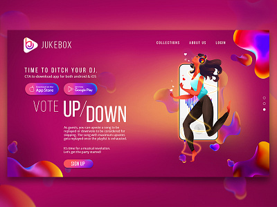 JUKEBOX Landing Page 3