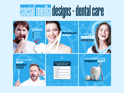 Doctor & dental care social media post design