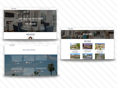 Realtor Web Design branding design real estate realtor web design website website design wordpress