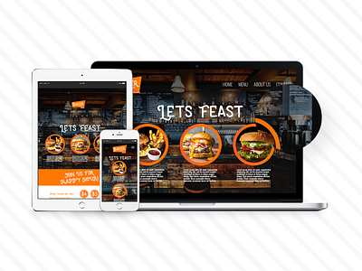 Restaurant Web Design branding design food and drink restaurant ui web design website wordpress wordpress design