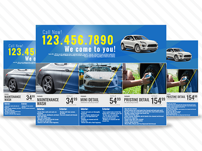 Car Wash Flyer branding business car wash design flyer photoshop pricing