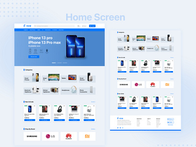 C-Tech E-Commerce Web Design e commerce shop store ui ux web web design