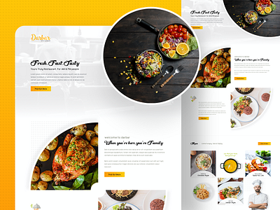 Darbar restaurant - Website design