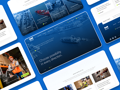 Mac-Nels | Web Page Design for Logistic Company