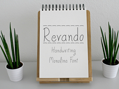 Revando - Handwriting Monoline Font