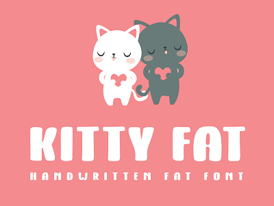 Kitty Fat - Handwritten Font