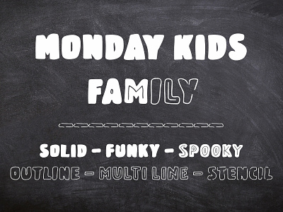 Monday Kids - Font