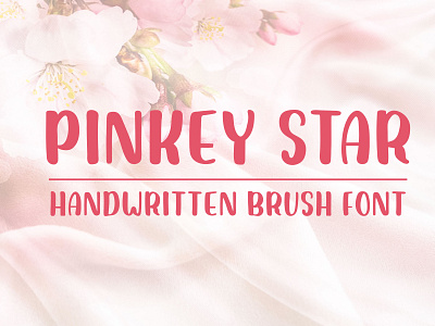 Pinkey Star - Handwritten Brush Font