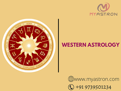 Get online birth date chart or natal chart by Western Astrology by