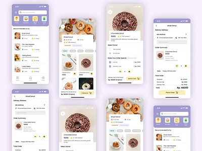 Dessert/Food Delivery Mobile App