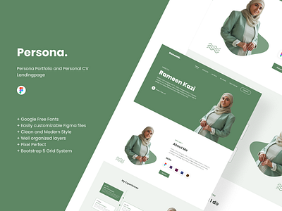 Persona – Portfolio and Personal CV Landingpage