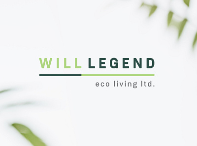 Will Legend Branding Design balance branding design eco environmental graphic design green logo typography