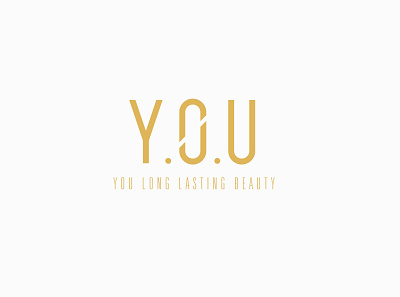 Y.O.U Branding Design beauty branding cosmetics design graphic design identity logo packaging typography