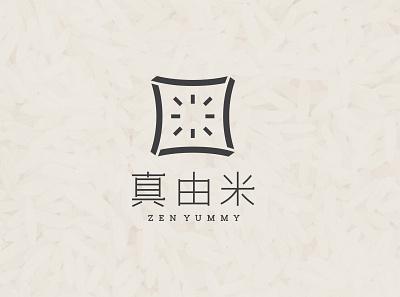 ZEN Yummy Branding Design branding design graphic design illustration japanese kitchen logo packaging rice simple typography