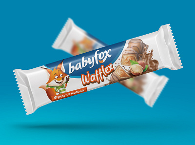 KDV Group - Babyfox Packaging Design branding cartoon chocolate design fox graphic design illustration packaging snack
