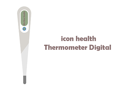 bix box studio icon health Thermometer Digital Gray design health icon iconhealth iconthermometer thermometer