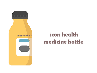 bix box studio icon health medicine bottle design health icon icon medicine bottle iconhealth medicine bottle