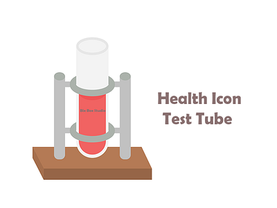 bix box studio   Health Icon test tube