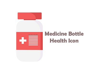 Red Medicine Bottle Health Icon health health icon icon medicine bottle medicine bottle icon