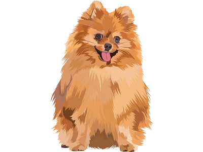 Pet Vector Art - Dog pet vector realistic vector vector art