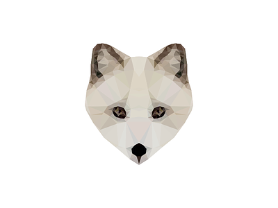 Poly Arctic Fox