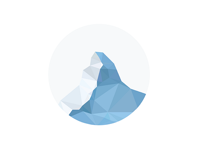 Matterhorn / Zermatt alps delaunay logo low poly mark matterhorn mountain poly polygon switzerland triangulation zermatt