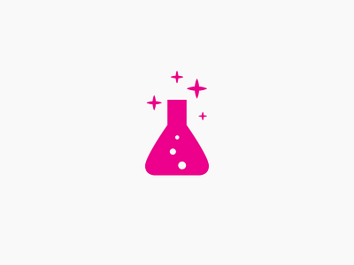 The Chemist chemist chemistry flask icon lab logo mark symbol