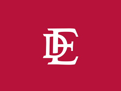 ED Monogram ed icon letter monogram symbol typography