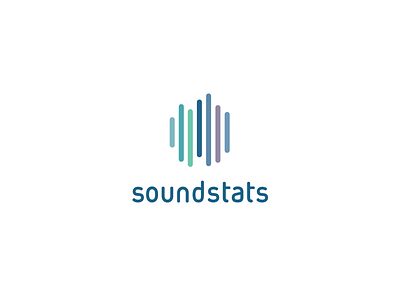 Soundstats identity logo mark sound soundstats statistics stats symbol vu meter