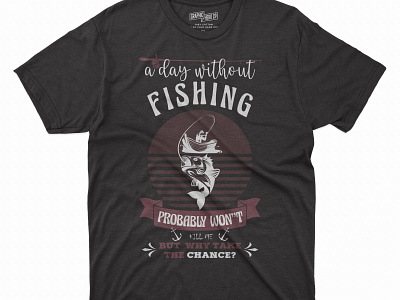 Fishing T-shirt Design. animation branding fish graphic design logo motion graphics ui