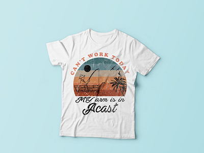 Fishing T-shirt design